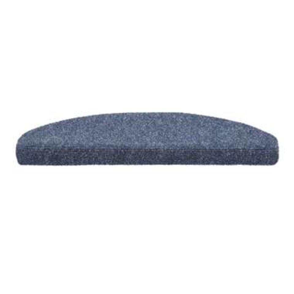  VidaXL Trapmat Zelfklevend 65x21x4 Cm Naaldvilt Blauw 15-delig