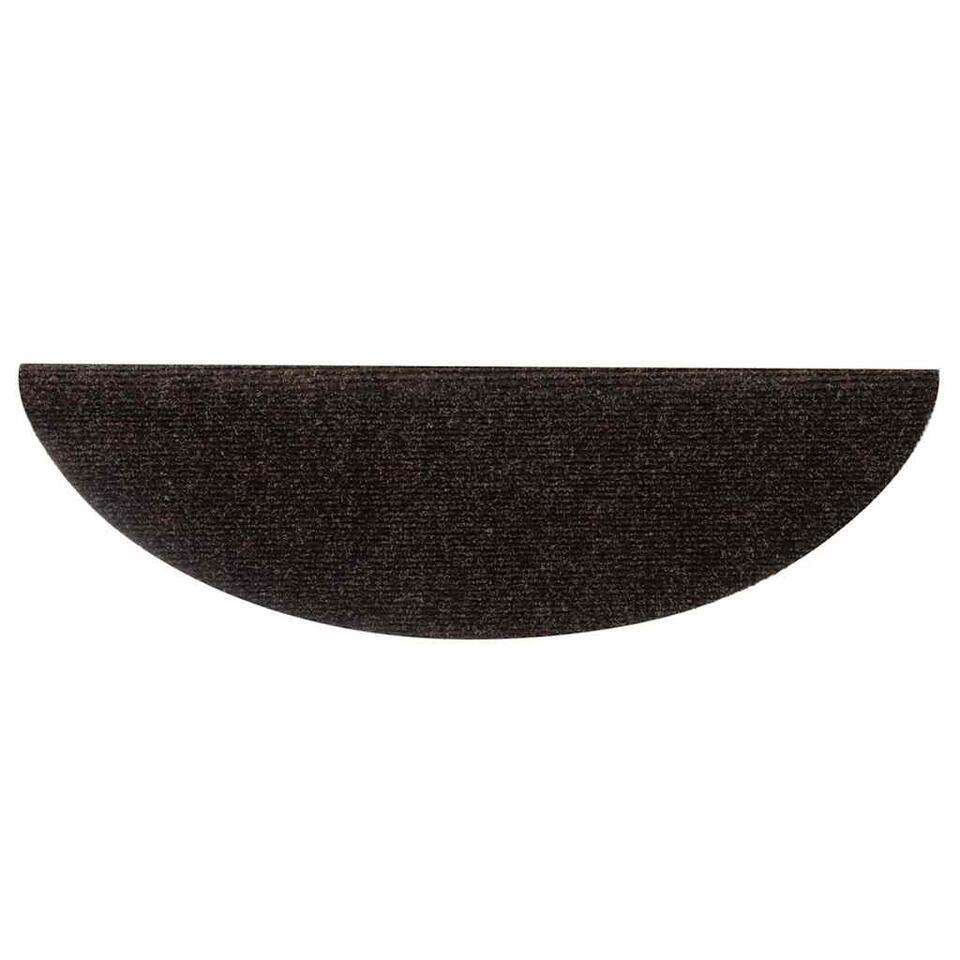  VidaXL - Trapmat - Bruin - Polypropyleen - 56 X 17 X 3 Cm - 5 Stuks