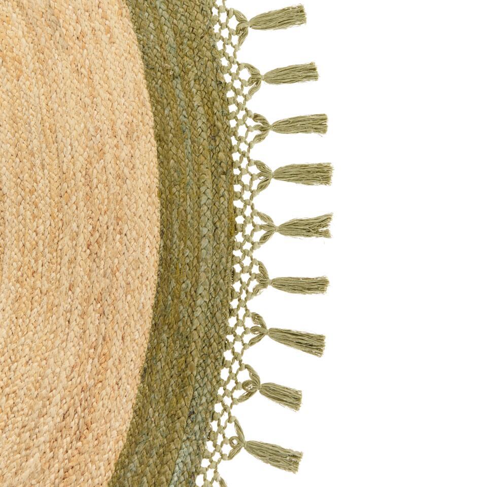  MARTS - Vloerkleed - Beige/Groen - 200 Cm - Jute