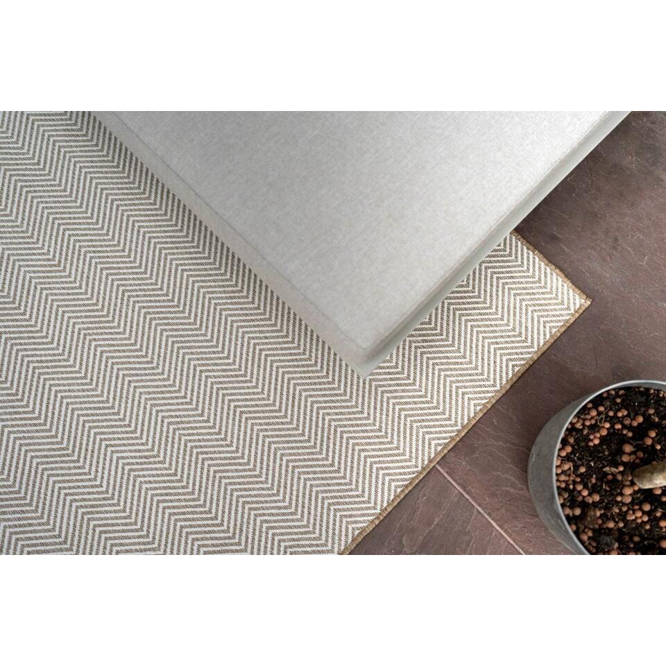  Interieur05 Jute Buitenkleed Naturel Zigzag - 340 X 240 Cm