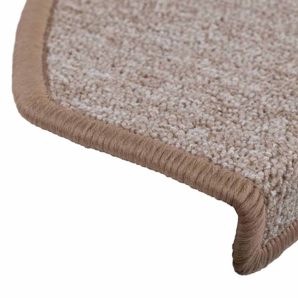  VidaXL - Trapmat - Bruin - Polypropyleen - 65 X 24 X 4 Cm - 15 Stuks