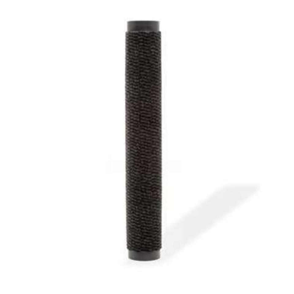  VidaXL Droogloopmat Rechthoekig Getuft 80x120 Cm Zwart