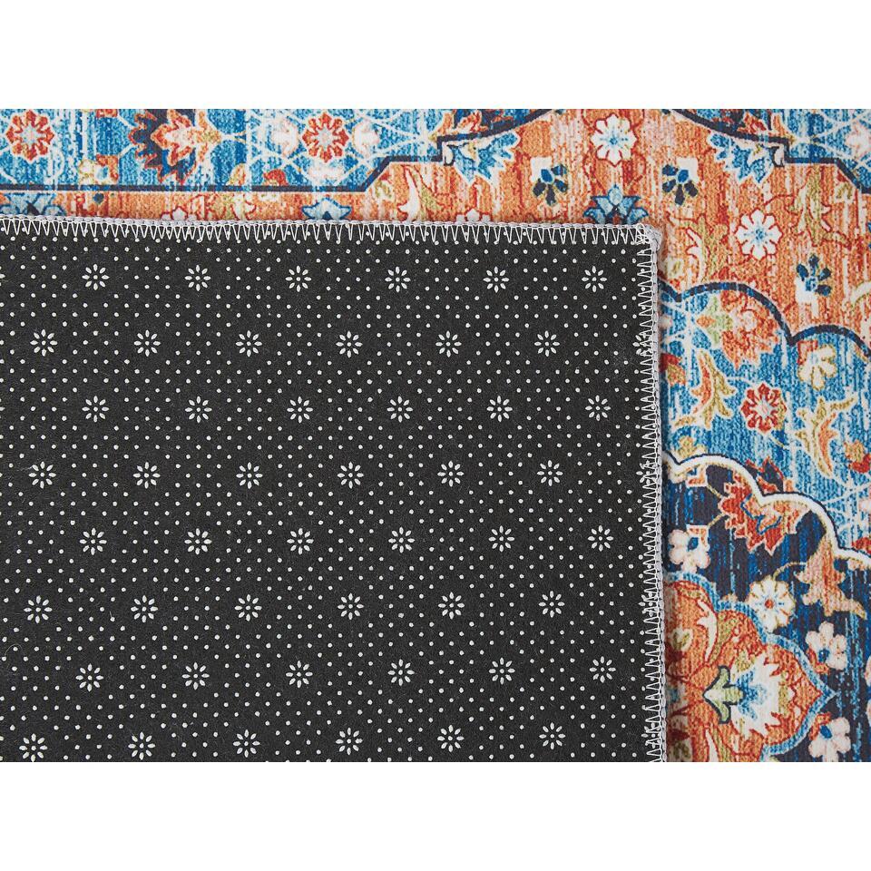  Beliani Loper - MIDALAM Blauw Polyester 70x200 Cm