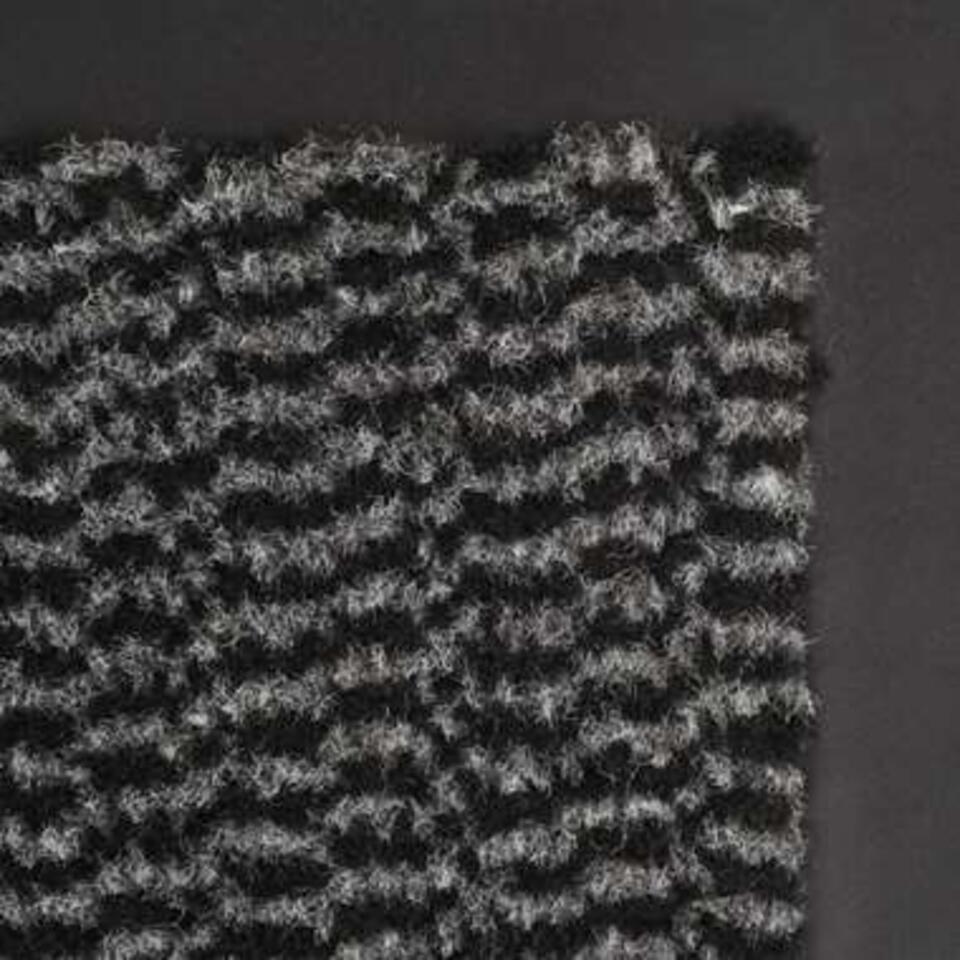  VidaXL Droogloopmatten 2 St Rechthoekig Getuft 60x90 Cm Antraciet