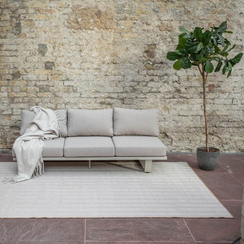  Interieur05 Jute Buitenkleed Naturel Zigzag - 340 X 240 Cm