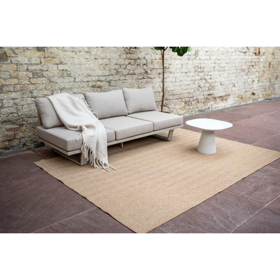  Interieur05 Jute Buitenkleed Naturel Zigzag - 340 X 240 Cm