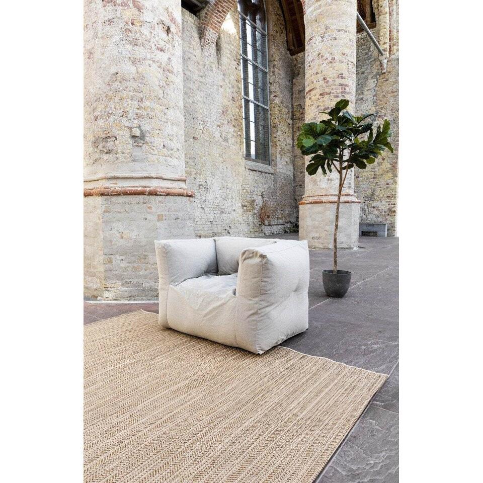  Interieur05 Buitenkleed Jute Outdoor Beige/bruin - 290 X 200 Cm