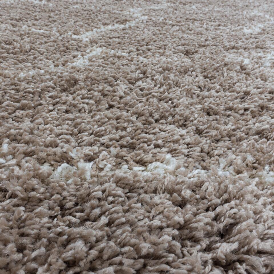  Opera Soft Shaggy Hoogpolig Vloerkleed Beige - 200x290 CM
