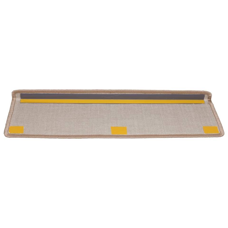  VidaXL - Tapijt Traptrede - Bruin - Polypropyleen - 65 X 21 X 4 Cm - 15 Stuks