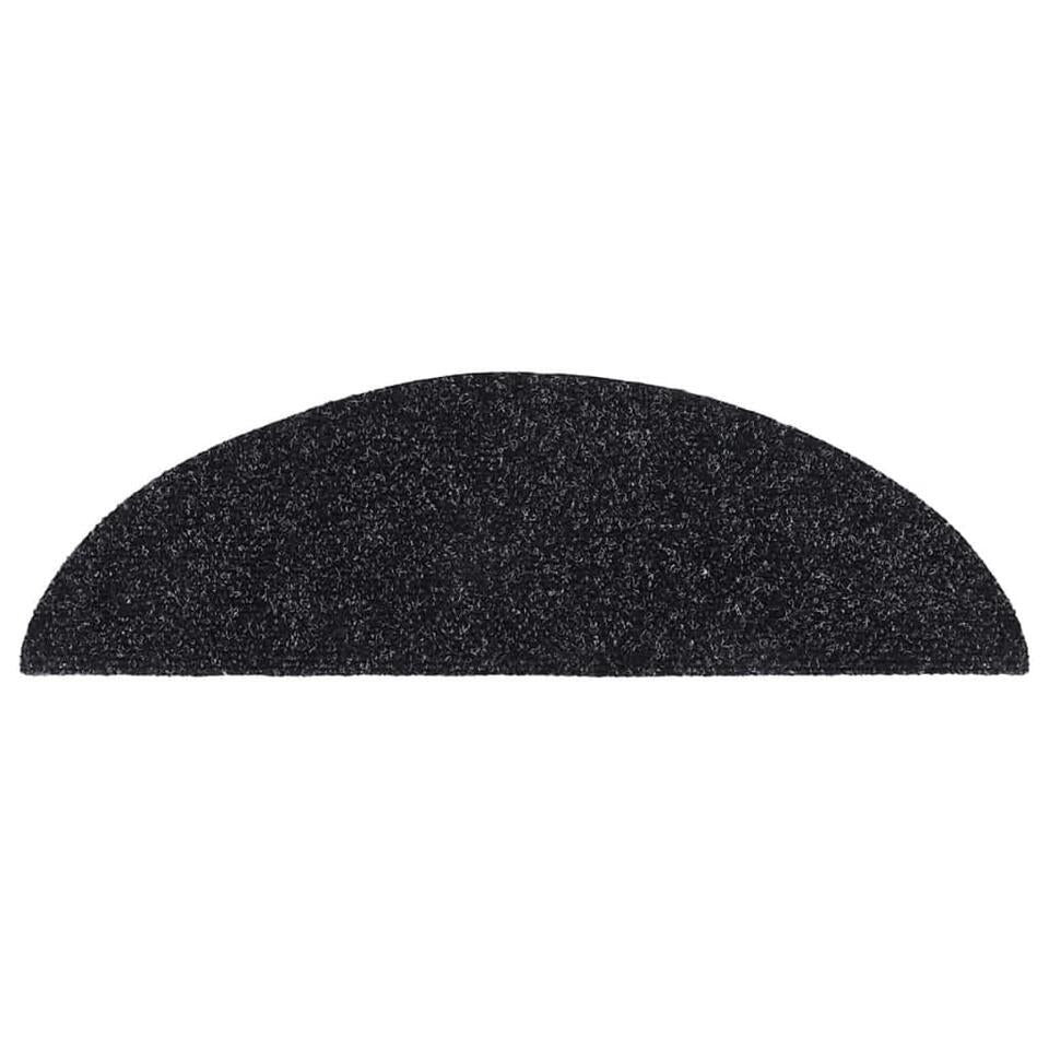 VidaXL - Trapmat - Zwart - Polypropyleen - 56 X 17 X 3 Cm - 5 Stuks