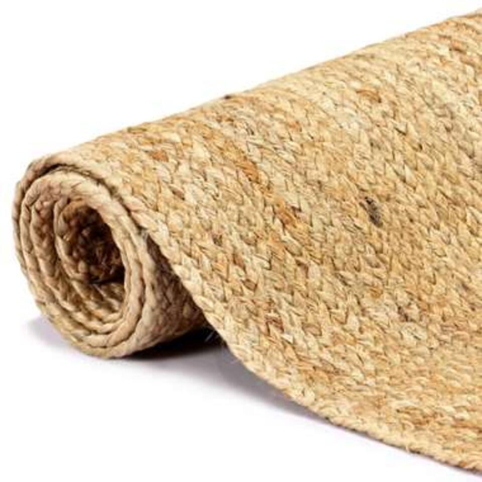  VidaXL Vloerkleed Handgemaakt 160x230 Cm Jute Naturel