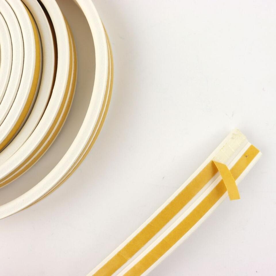  Orange85 Tochtstrip Voor Deuren 3 Meter D-Profiel 9 X 6 MM Tochtstopper