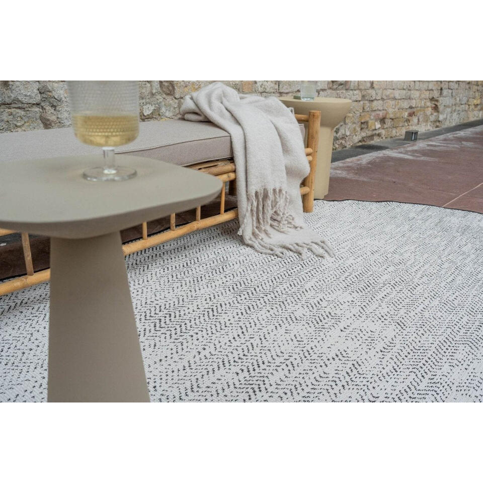  EVA Interior Ovaal Buitenkleed Dahl Zwart - 340 X 240 Cm