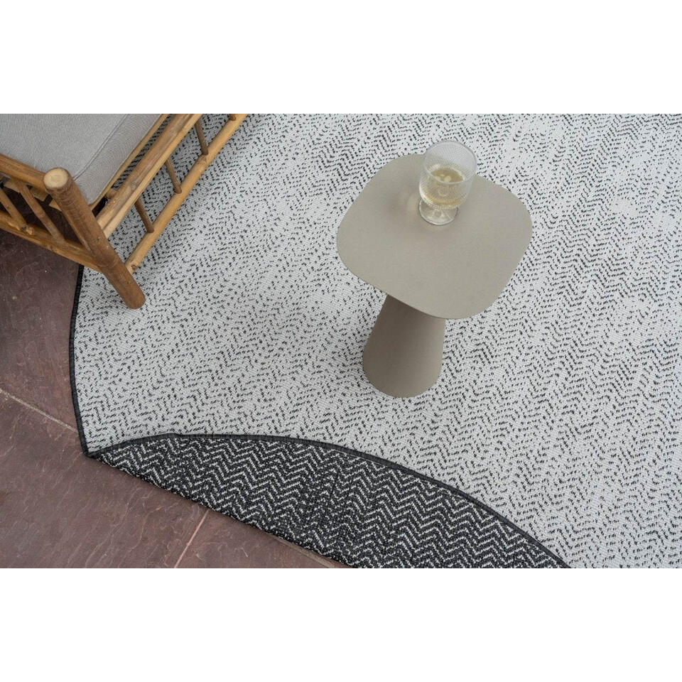  EVA Interior Ovaal Buitenkleed Dahl Zwart - 340 X 240 Cm