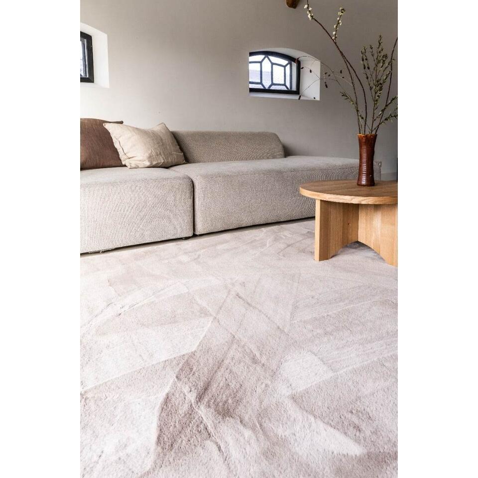  Interieur05 Hoogpolig Vloerkleed Lux Beige - 290 X 200 Cm