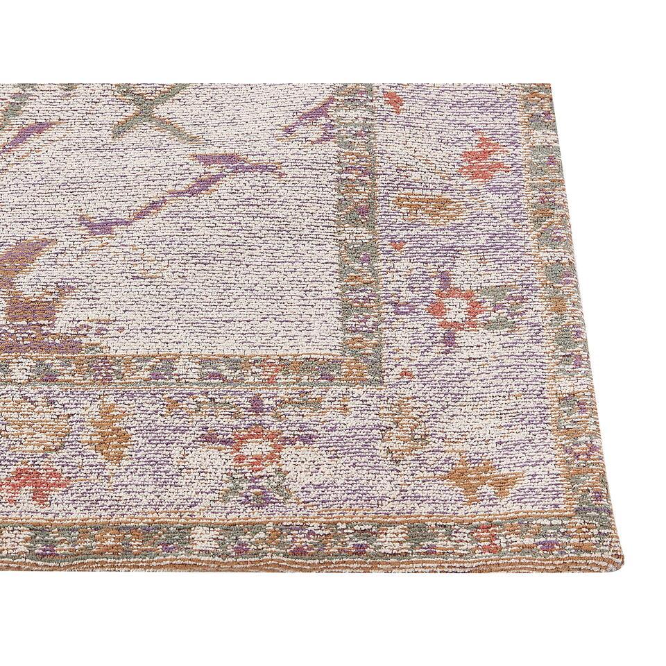  Beliani Loper - YANOBA Beige Katoen 80x300 Cm