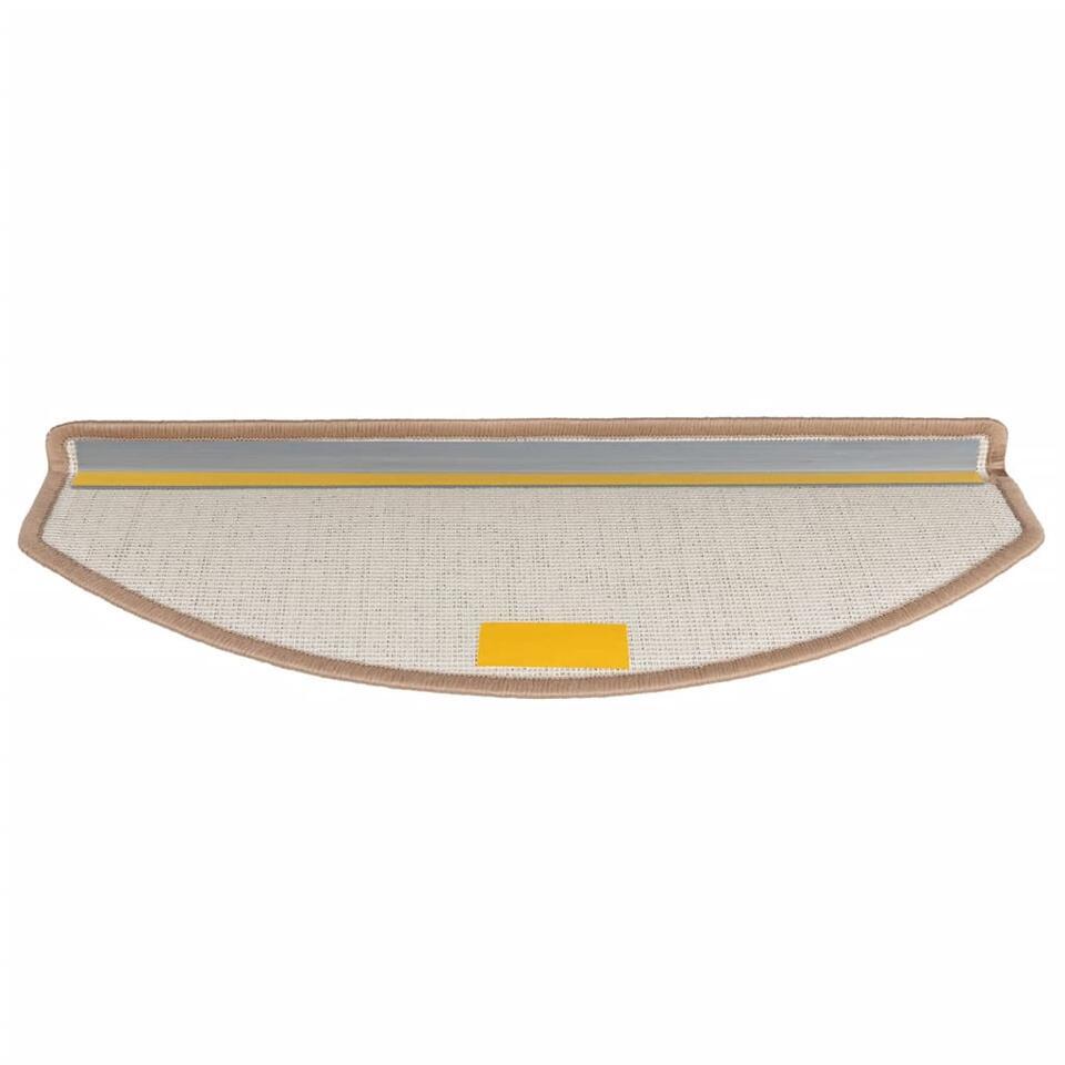  VidaXL - Trapmat - Bruin - Polypropyleen - 65 X 24 X 4 Cm - 15 Stuks