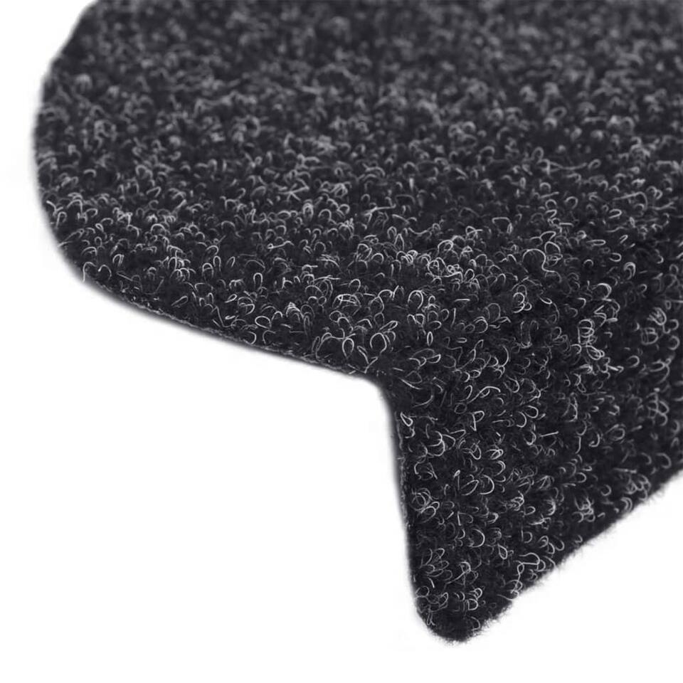  VidaXL - Trapmat - Zwart - Polypropyleen - 65 X 21 X 4 Cm - 10 Stuks