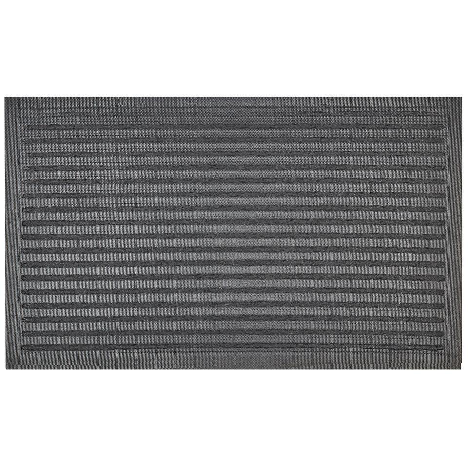  ZAGROS - Deurmat - Natuurlijk/Zwart - 40 X 60 Cm - Polyester