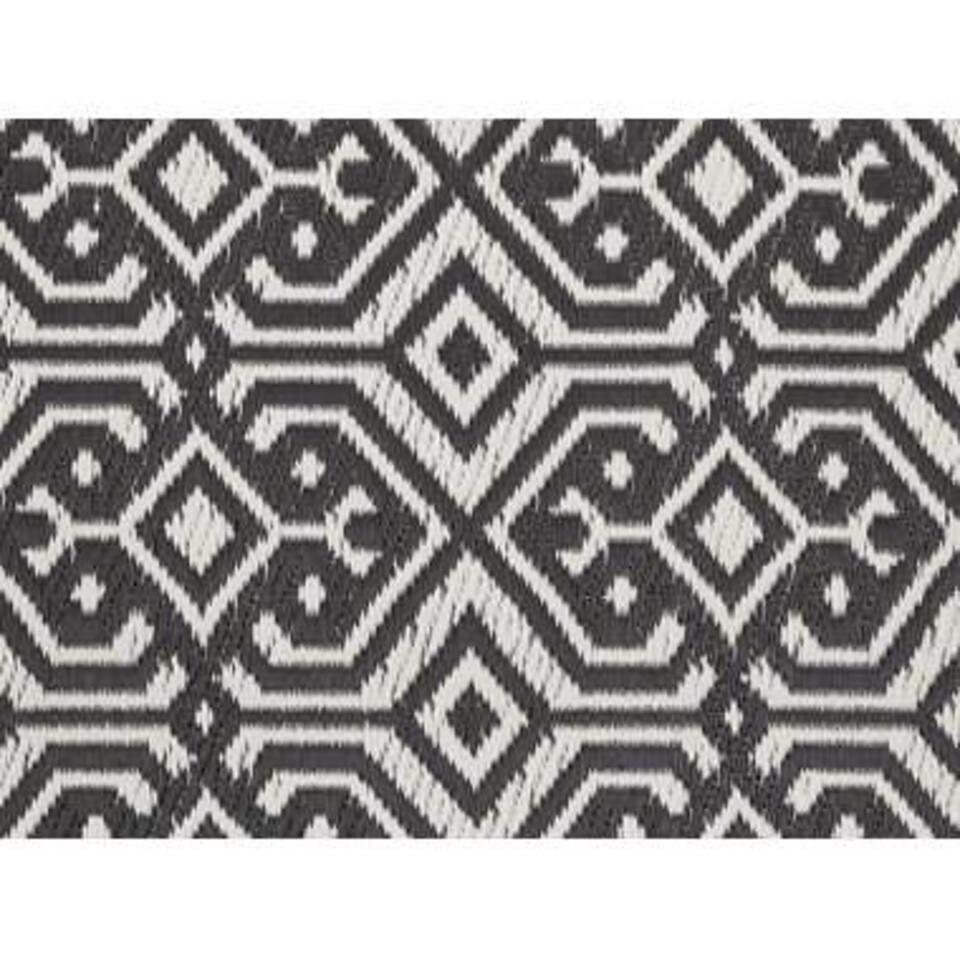 Beliani Outdoortapijt - BARMER Zwart Polypropyleen 120x180 Cm